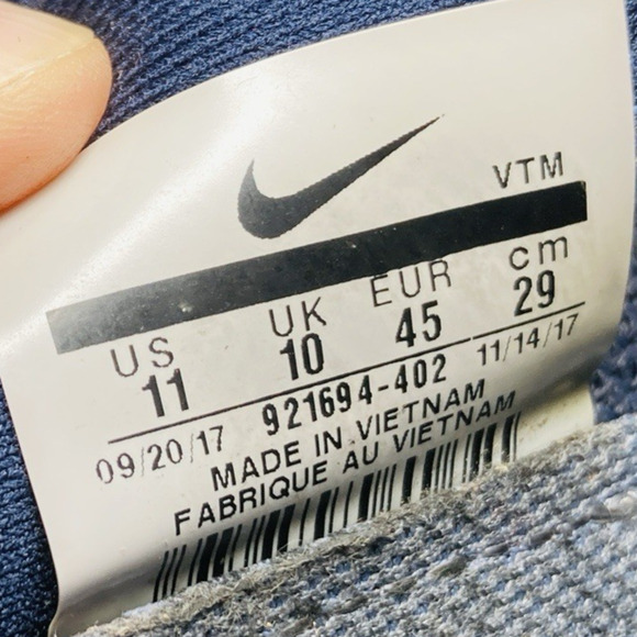 Nike Air Max Sequent 3 - Obsidian/Summit White -921694-402 - Size 10.5 - Picture 9 of 9